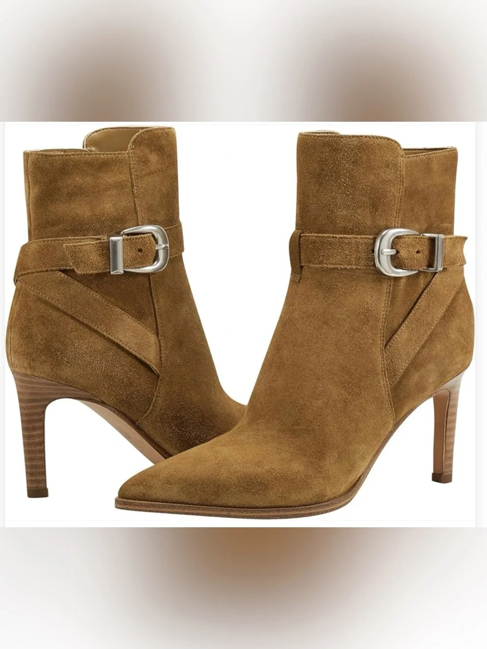 Marc Fisher LTD Suede Rafia 2 Bootie - Tan